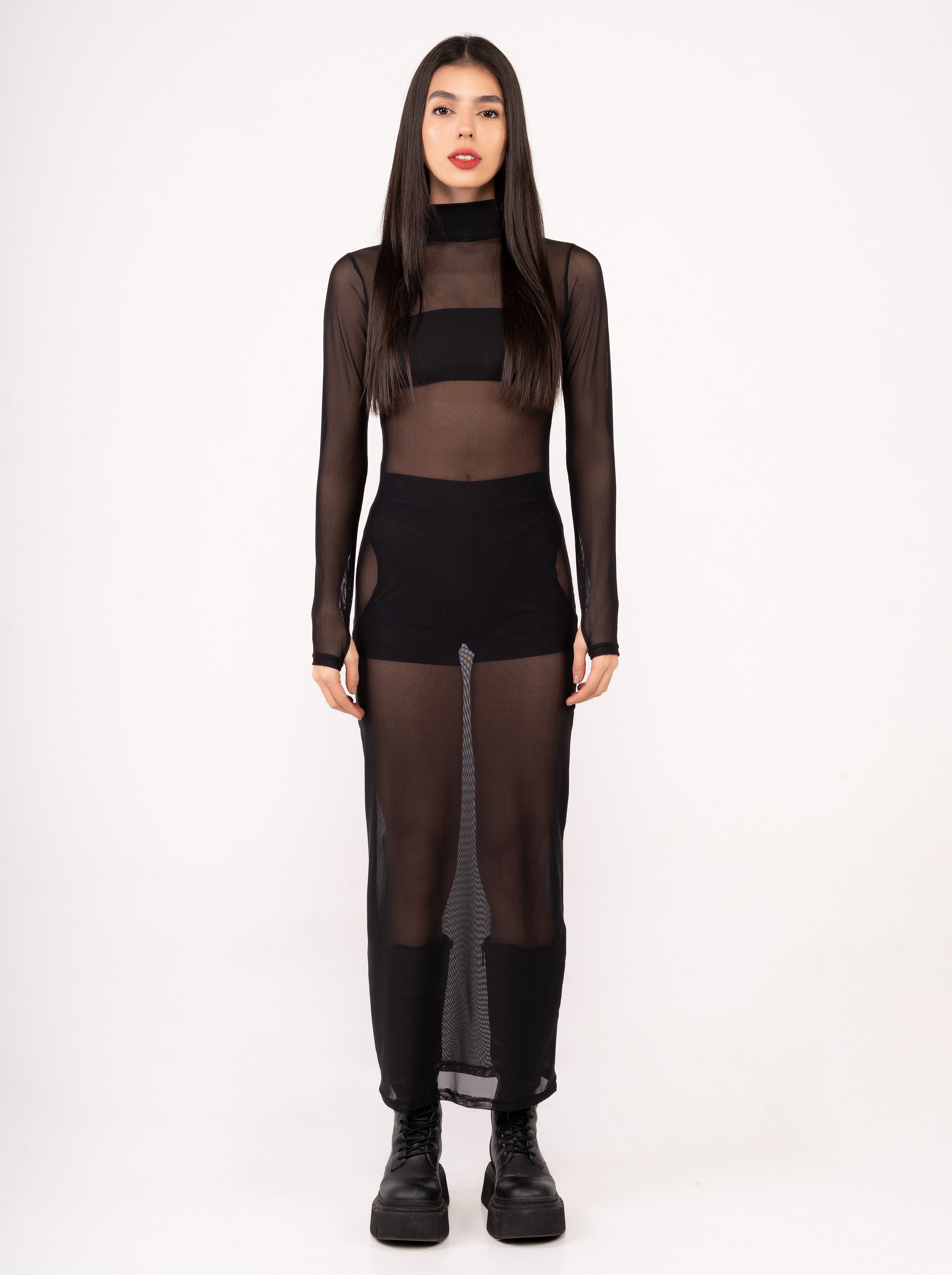 Jade Maxi Dress- Negro