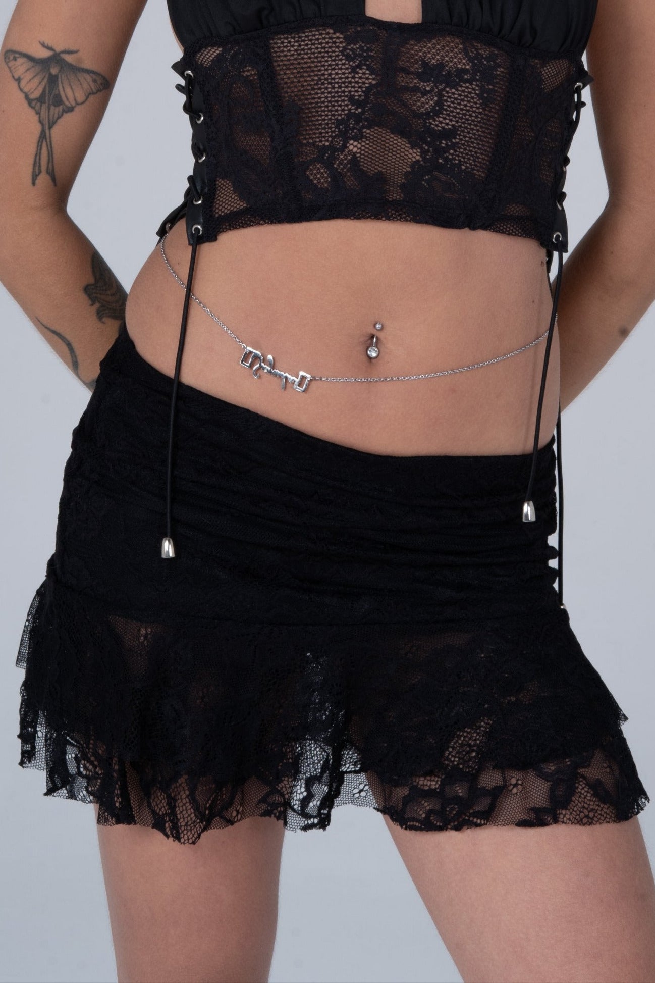 MINI LACE SKIRT