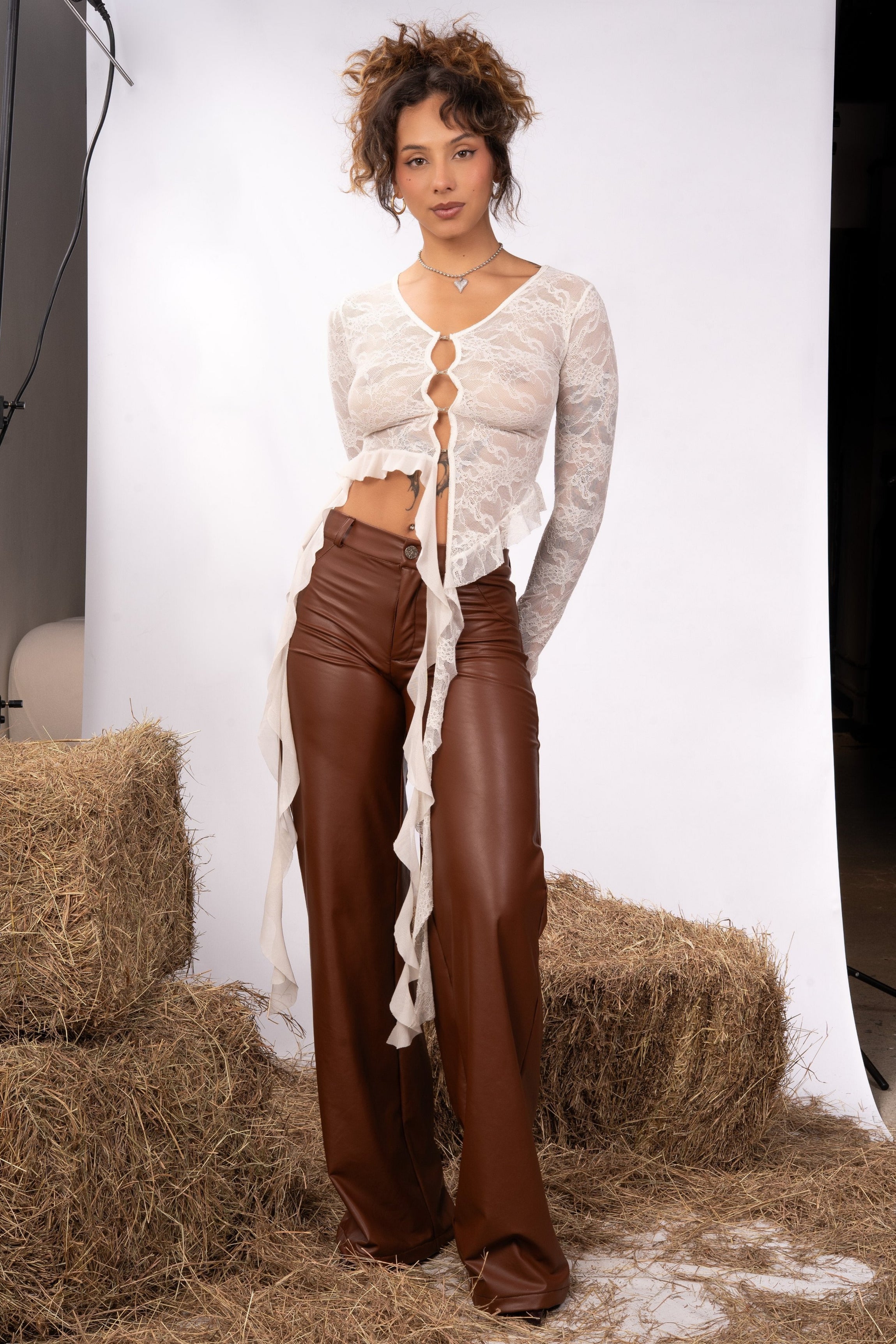 Western Wave Maxi Top