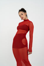 Cargar imagen en el visor de la galería, Jade Maxi Dress- Rojo
