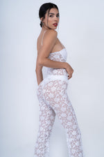 Cargar imagen en el visor de la galería, Flirt Lace Pants - Blanco
