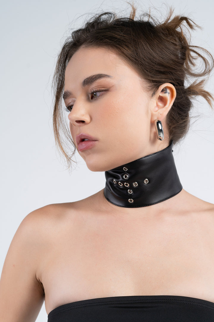 Cross Choker - Efecto Piel